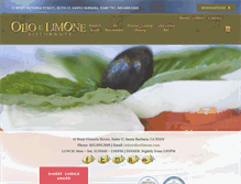 Tablet Screenshot of olioelimone.com